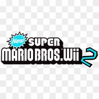 New Super Mario Bros Wii - New Super Mario Bros Wii Logo Clipart