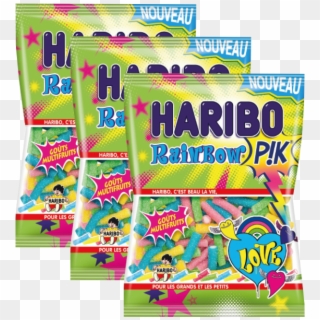 3 Sachets 120g Haribo Rainbow Pik - Haribo Rainbow Pik Clipart