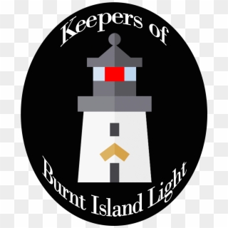 Burnt Island Living Lighthouse - Emblem Clipart