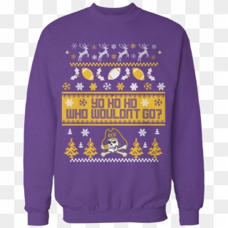 Yo Ho Ho Who Wouldn't Go - Snowboard Ugly Christmas Sweater Clipart