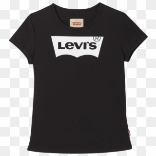 Levi's Kids Ss Tee Batwing Levi's Girl - Levis T Shirt Dame Sort Clipart