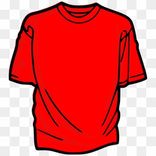 Red T Shirt Clip Art At Clkercom Vector Online Royalty - Transparent T Shirt Clip Art - Png Download