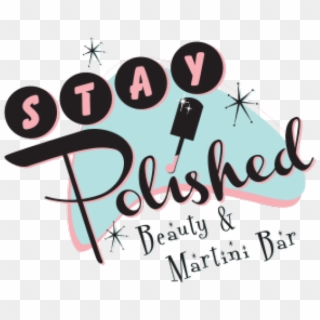 Nails Clipart Polished Nail - Stay Polished Beauty & Martini Bar - Png Download