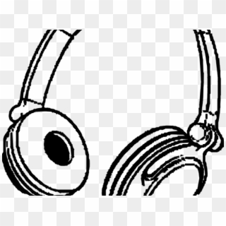 Headphone Clipart Black And White - Headphones Clipart Png Black And White Transparent Png