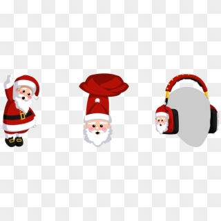 Headphones Santa Clipart