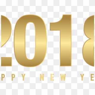 New Year Clipart Gold - Graphic Design - Png Download