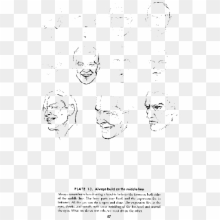 This Free Icons Png Design Of Andrew Loomis Drawing - Line Art Clipart