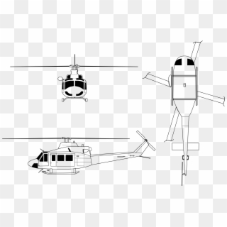 Drawing Helicopters Transparent Png Clipart Free Download - Bell 412