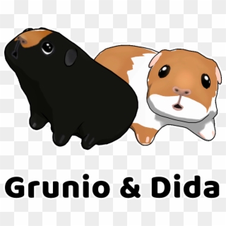 Grunio And Dida, Celebrity Mascots Of Gaming Site Arhn Clipart