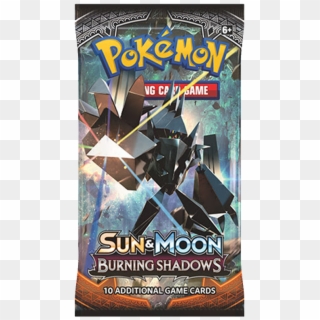 Pokemon Tcg Sun & Moon Burning Shadows Booster Packs - Sun And Moon Burning Shadows Clipart