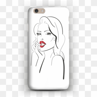 Red Lips Case Iphone - Mobile Phone Case Clipart