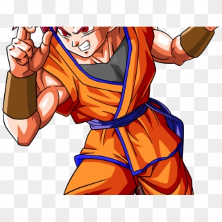 Goku Clipart Super Saiyan God - Goku Super Saiyan God Png Transparent Png