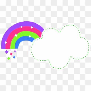 #rainbow #cloud #rainbowcloud #cute #freetoedit - Graphic Design Clipart