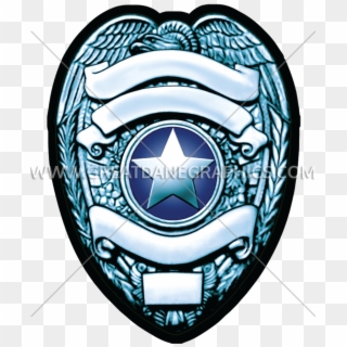 Badge Clip Silver - Blank Police Badges - Png Download