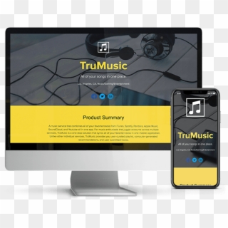 Trumusic One Pager - Music Clipart