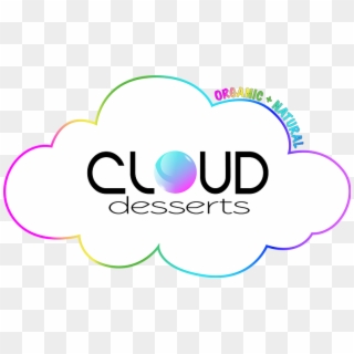 Rainbow Clouddesserts Logo - Graphic Design Clipart