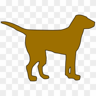 Dog Silhouette Pet Standing Png Image - Dog Black Clipart Transparent Png