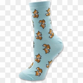 Cute Fox Socks - Sock Clipart