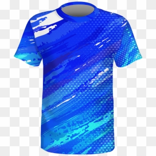 Custom Team Soccer Jersey Blue Aqua - Active Shirt Clipart