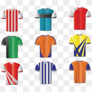 T Shirt Football Sportswear - Soccer Cartoon T Shirts Clipart