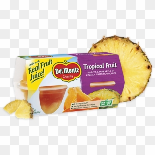 Tropical Fruit, Fruit Cup® Snacks - Del Monte Tropical Fruit Cups Clipart