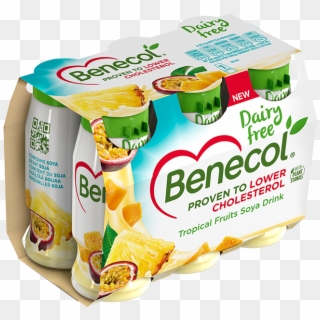 Tropical Fruits Soya Drink - Benecol Clipart