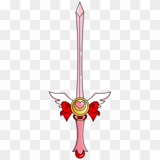 Espada De Amor E Justiça Por Sayurixsama Sailor Moon - Sailor Moon Sword Wand Clipart