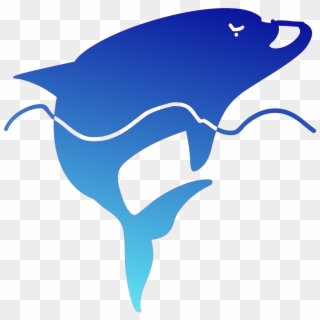 Dolphin Sea Blue - Ikan Lumba Lumba Animasi Clipart