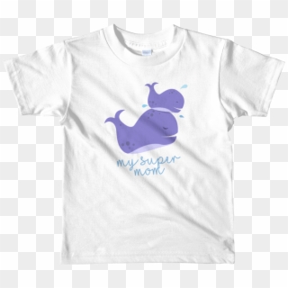 My Super Mom Whale - Kids Goat Tshirts Clipart