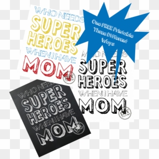 Free Mothers Clipart Superhero - S More - Png Download