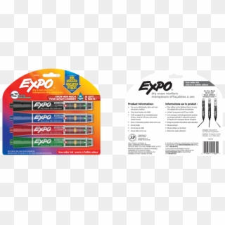 Expo® Low Odour Dry Erase Markers With Ink Indicator - Label Clipart