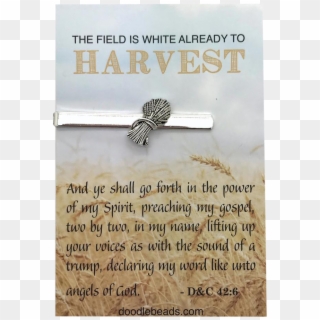 The Field Is White Tie Bar - Locket Clipart