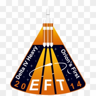 Orion Will First Fly To Orbit Atop A United Launch - Exploration Flight Test 1 Clipart