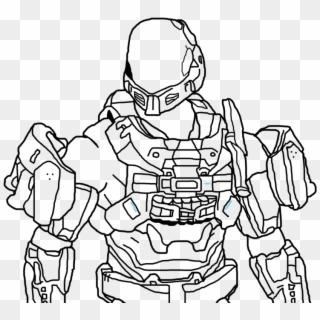 Download And Print These Halo Odst Coloring Pages For - Halo Spartan Vs Elite Coloring Pages Clipart