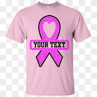 Breast Cancer Pink Ribbon T-shirt - Work At Fedex Shirts Clipart