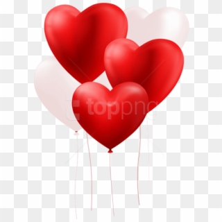 Free Png Download Heart Balloons Png Images Background - Portable Network Graphics Clipart
