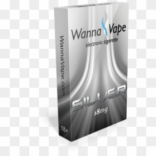 Silver Wannavape Tobacco Refill Cartridge - Book Cover Clipart