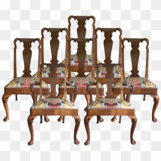These Queen Anne Style Dining Chairs Exude Elegance - Chair Clipart