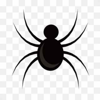 Black Spider Png Image - Cartoon Image Of Spider Clipart