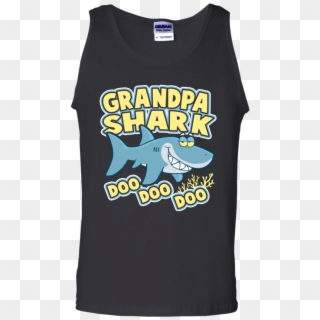 Grandpa Shark Tank Top - Active Tank Clipart