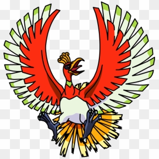 Ho Oh Png - Ho Oh Pokemon Png Clipart