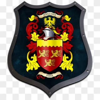 Fisher Shield - Coat Of Arms Clipart