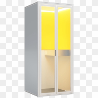 A Traditional Sized Phone Booth Accommodating One Person - Wardrobe Clipart