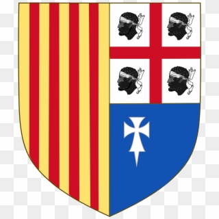 Historic Arms Of Aragon Shield - Coat Of Arms Of The Crown Of Aragon Clipart