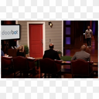 Vcs Give "shark Tank" Participant Doorbot $1m For Doorbell - Table Clipart