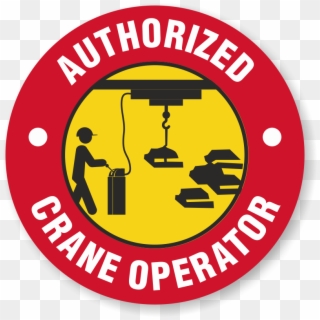 Authorized Crane Operator Hard Hat Decals - First Aid Clipart