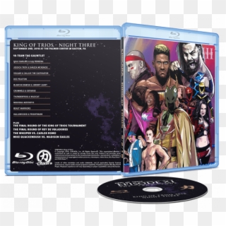 King Of Trios 2018 Night Three - Blu-ray Disc Clipart