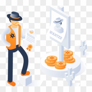 Bounty0x Is A Cryptocurrency Bounty Hunting Platform Clipart