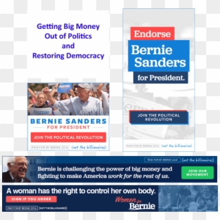 Bernie Sanders Ad Creatives - Bernie Sanders Presidential Campaign, 2016 Clipart