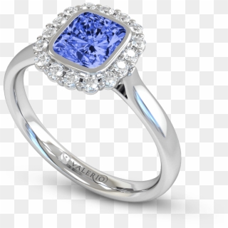 Valerio Jewellery Ethically Sourced Tropical Blue Sapphire - Pre-engagement Ring Clipart